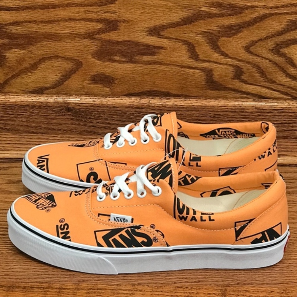 Vans Era Logo Mix Tangerine Black‎ Shoes